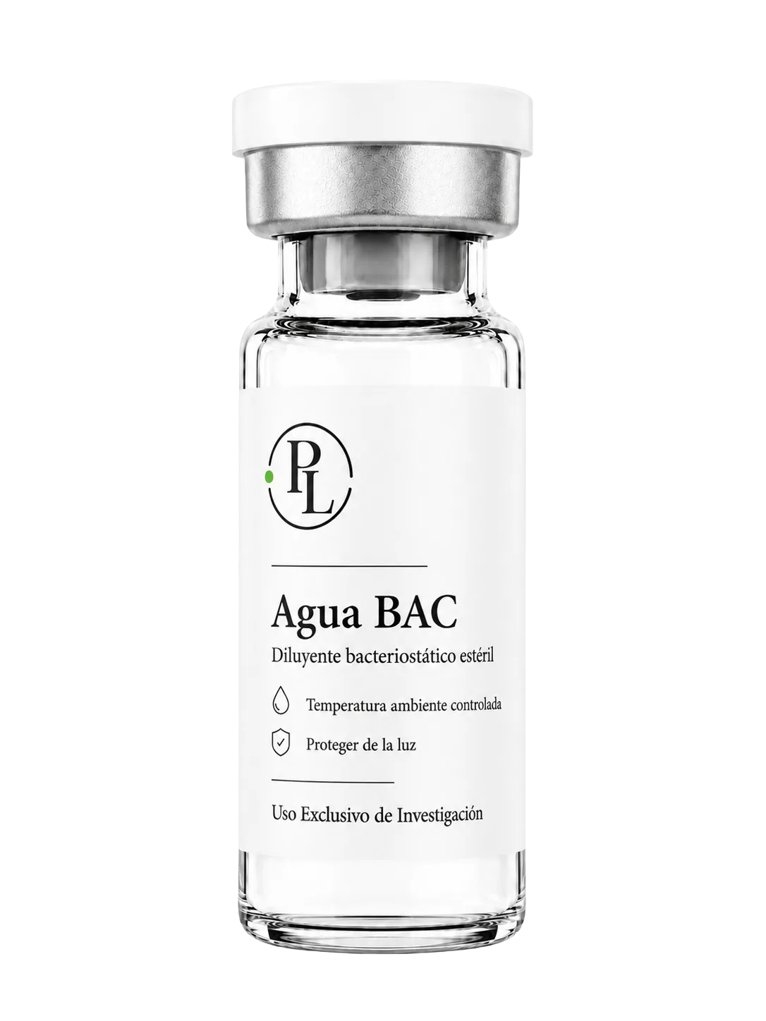 Vial de Agua bacteriostática 3 ml y 10 ml para investigación