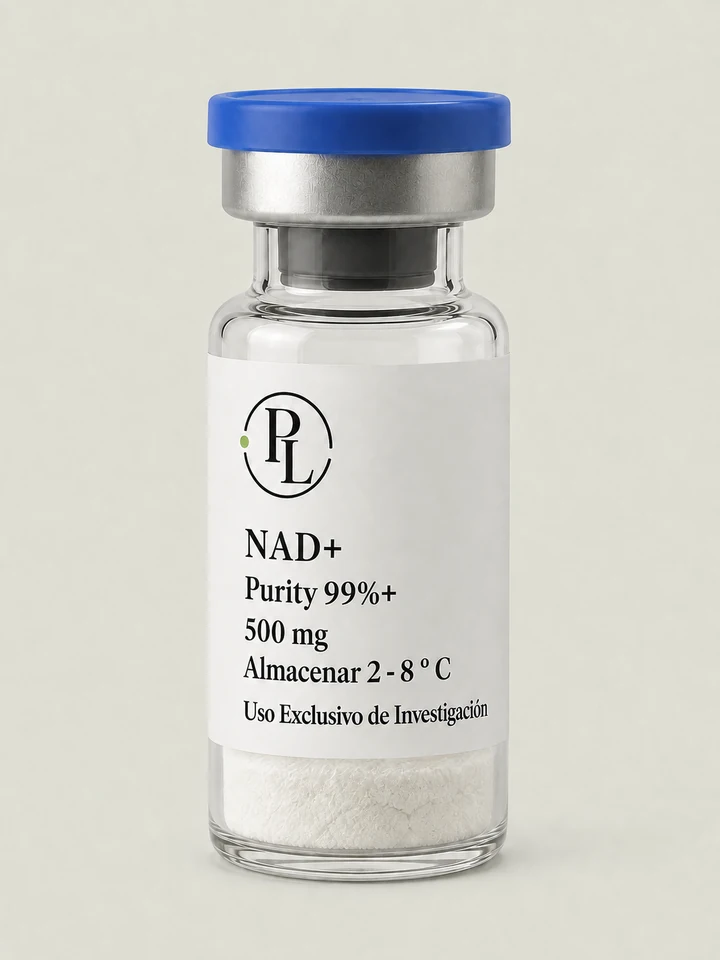 NAD+ 500 mg, vial de investigación