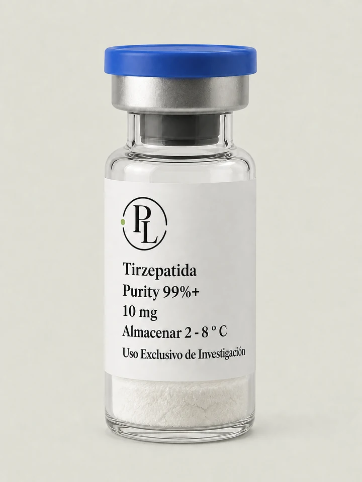 Tirzepatida 10 mg, vial de investigación
