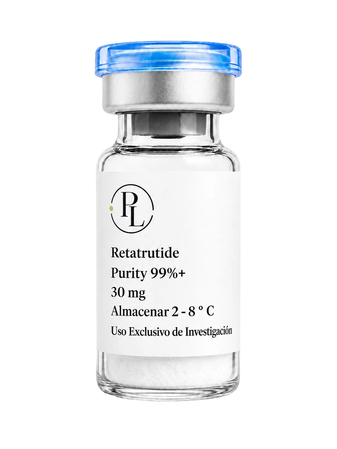 Vial de Retatrutide 10 mg, 15 mg, 20 mg, 30 mg y 40 mg para investigación